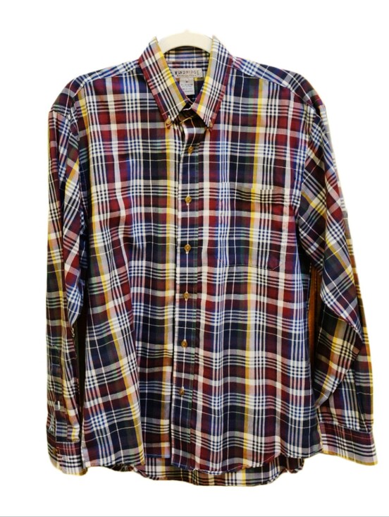 Windridge Other - Men's Plaid Button-Down Shirt - Multicolor Size M